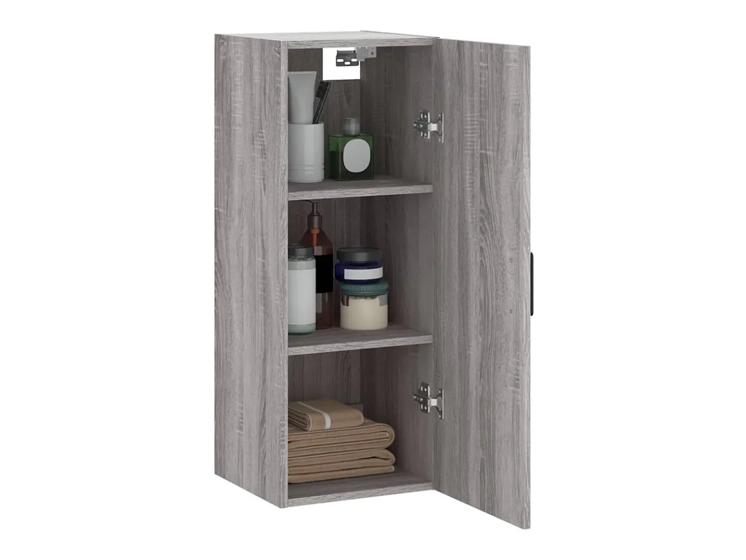 Armario de pared gris Sonoma 34,5x34x90 cm