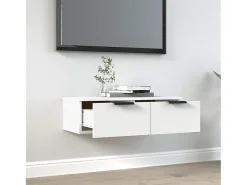 Armario de pared madera de ingeniería blanco 68x30x20 cm ES521717