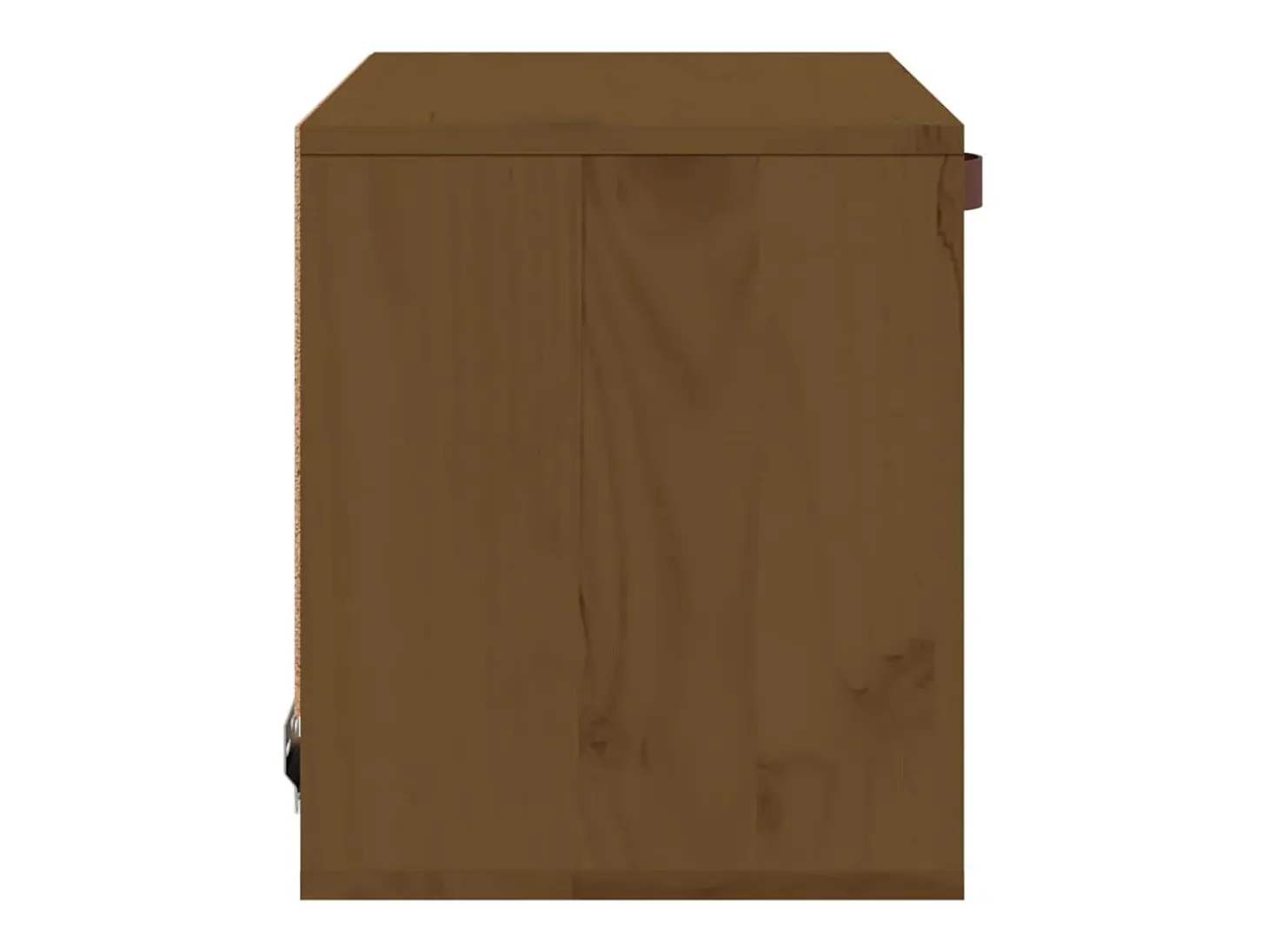 Armario de pared marrón miel 40x30x35 cm Madera maciza de pino