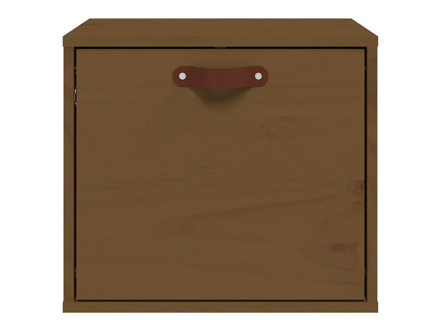 Armario de pared marrón miel 40x30x35 cm Madera maciza de pino
