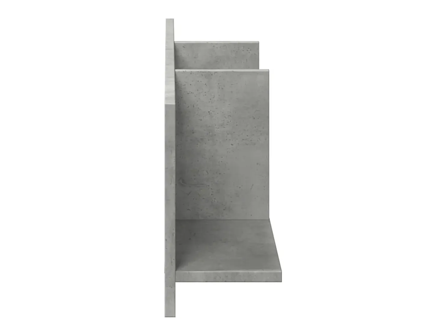 Armario de pared 100x16,5x30 cm madera de ingeniería gris hormigón