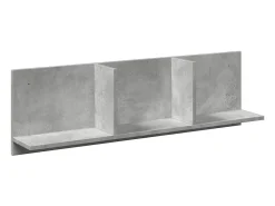 Armario de pared 100x16,5x30 cm madera de ingeniería gris hormigón