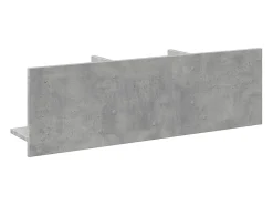 Armario de pared 100x16,5x30 cm madera de ingeniería gris hormigón