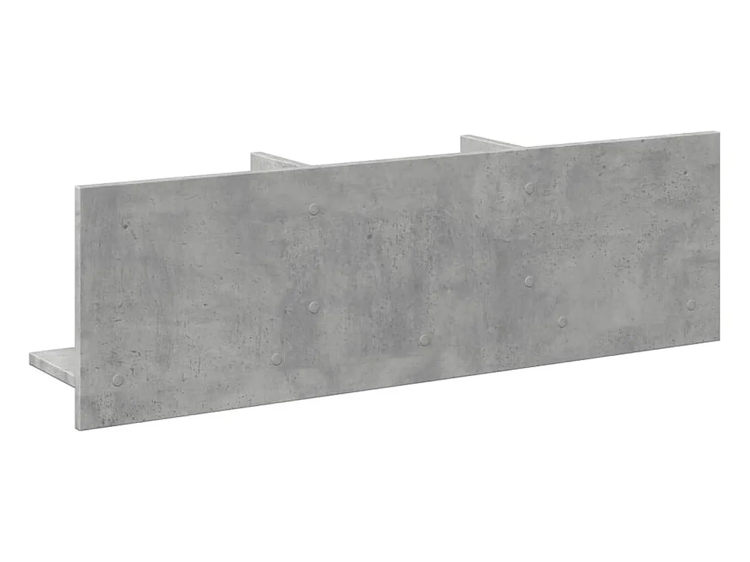 Armario de pared 100x16,5x30 cm madera de ingeniería gris hormigón