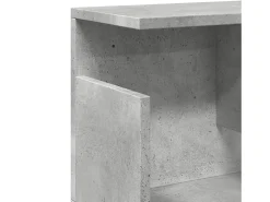 Armario de pared 100x20x30 cm madera de ingeniería gris hormigón
