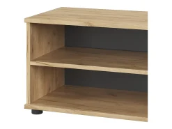 Armario de salón oro power roble/antracita 70.8x35.3x38.9 berno