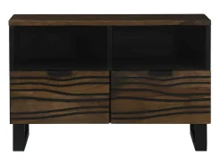 Armario de TV Marrón 70 x 33 x 46 cm madera maciza de mango