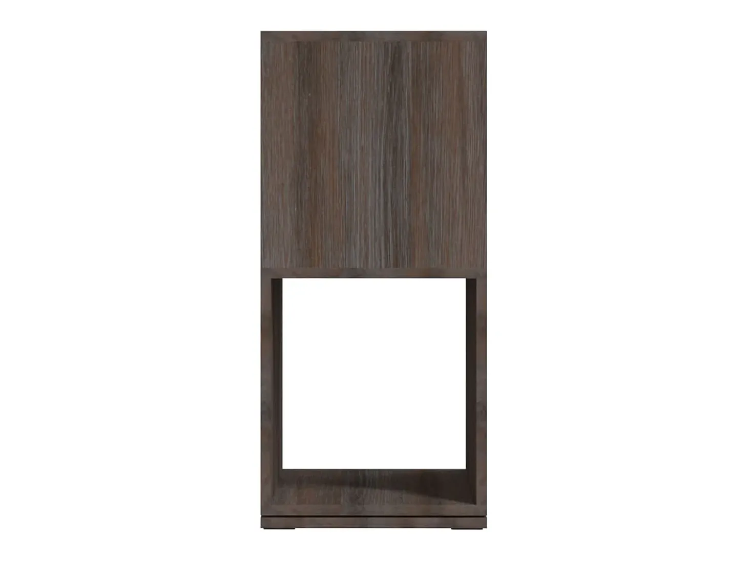 Armario giratorio aglomerado gris y Sonoma 34,5x34,5x75,5 cm