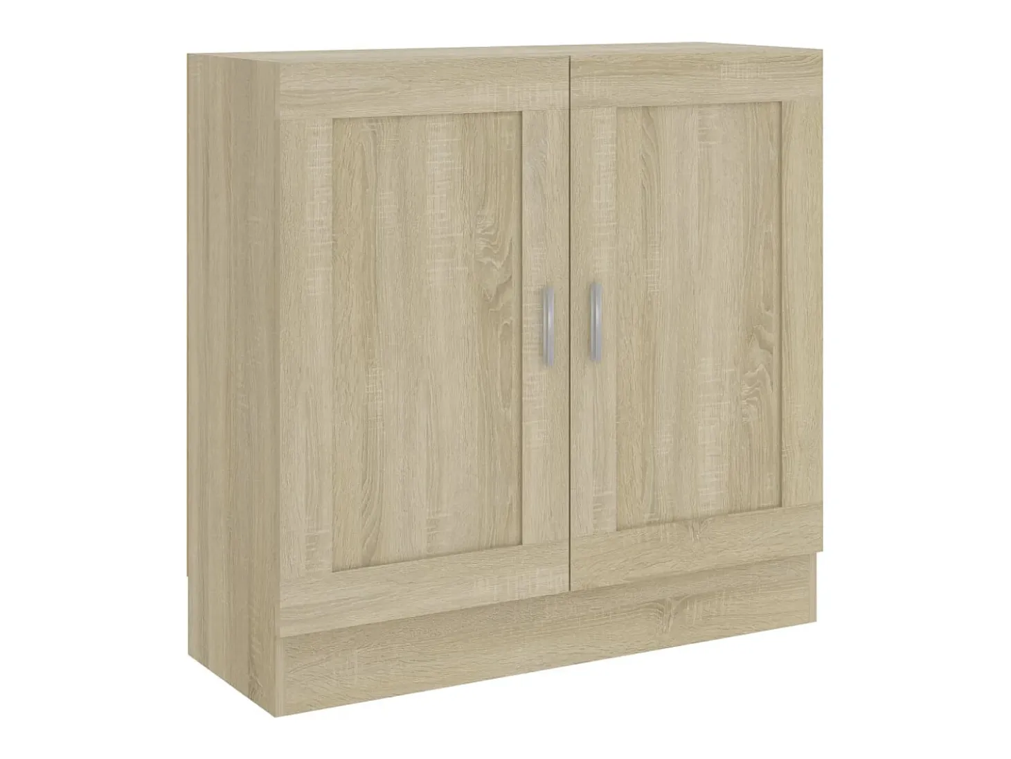 Armario libros madera contrachapada color roble 82,5x30,5x80 cm