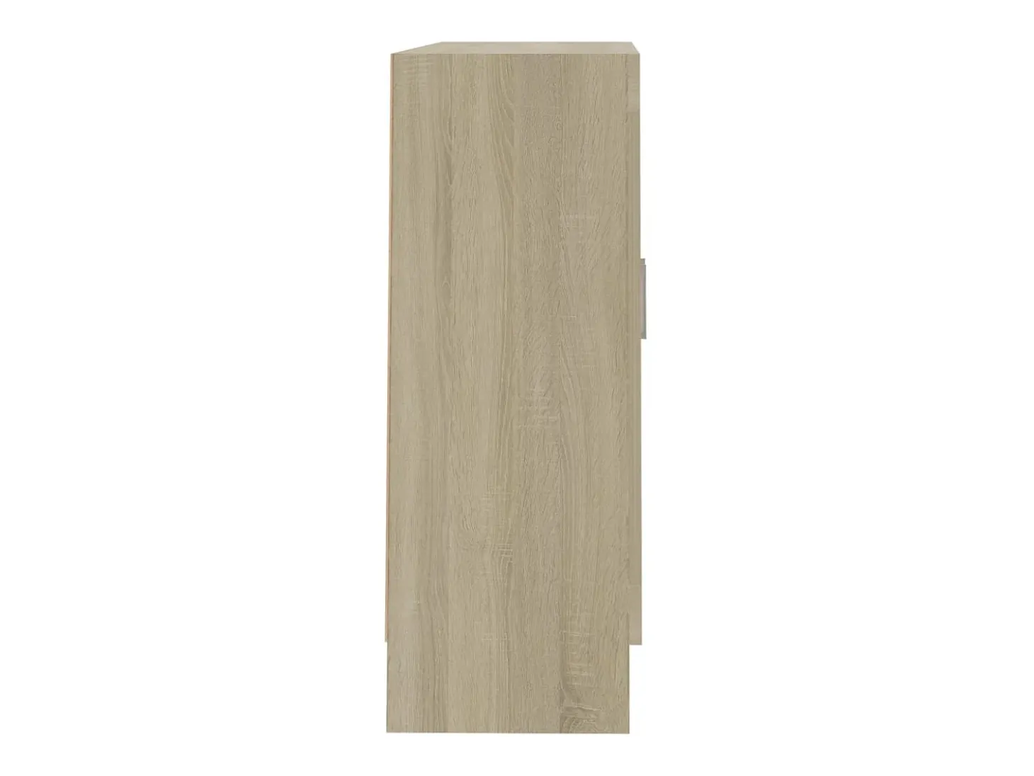 Armario libros madera contrachapada color roble 82,5x30,5x80 cm