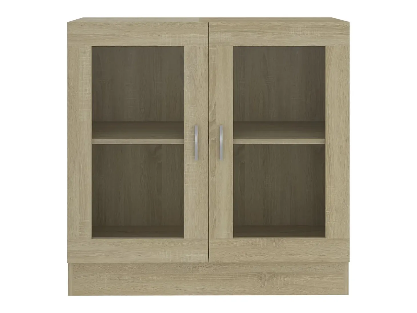 Armario libros madera contrachapada color roble 82,5x30,5x80 cm