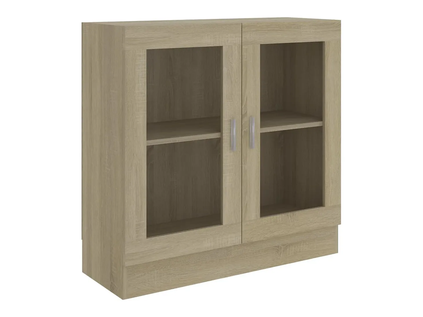 Armario libros madera contrachapada color roble 82,5x30,5x80 cm