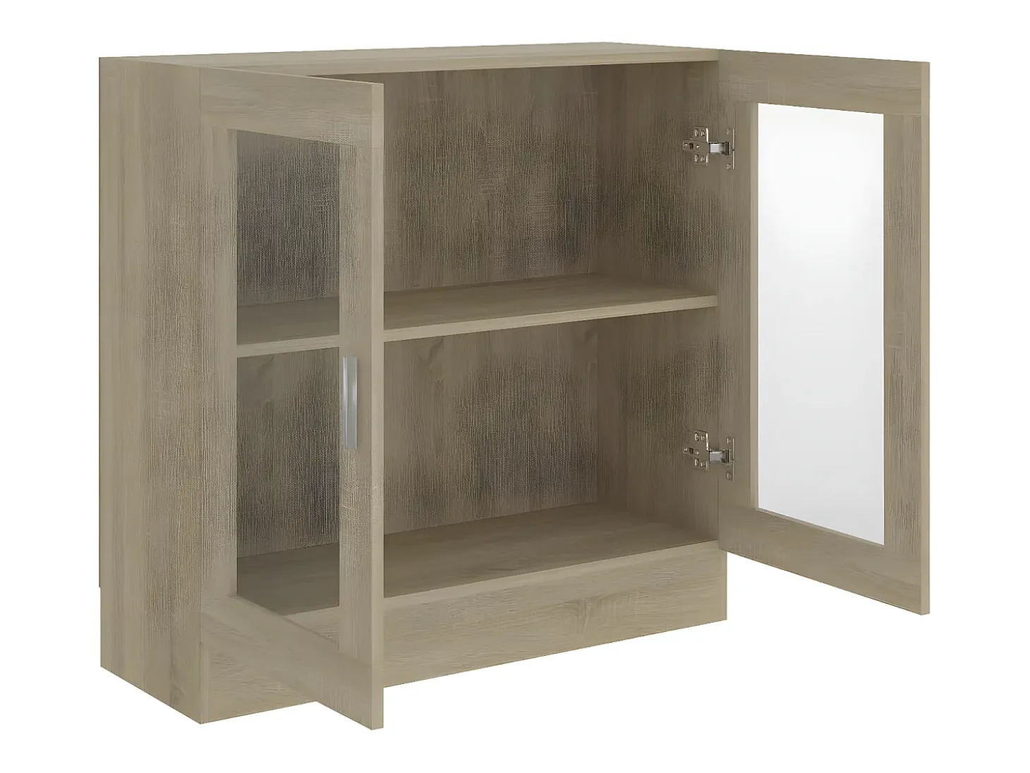 Armario libros madera contrachapada color roble 82,5x30,5x80 cm