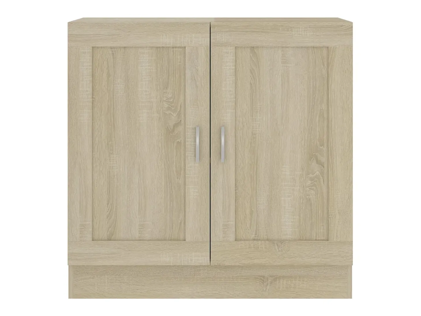 Armario libros madera contrachapada color roble 82,5x30,5x80 cm
