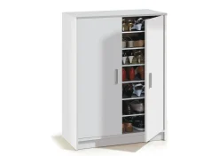 Armario para zapatos de 2 puertas y 6 estantes de almacenamiento Basic - L101 cm