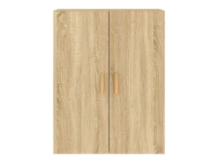 Armarios de pared 2 uds madera de ingeniería roble Sonoma