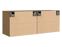 armarios de pared marrón miel de 45 x 30 x 35 cm, madera maciza de pino.