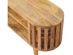 Artisan Furniture Madera maciza Unidad multimedia mini Ariella