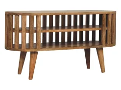 Artisan Furniture Madera maciza Unidad multimedia mini Ariella