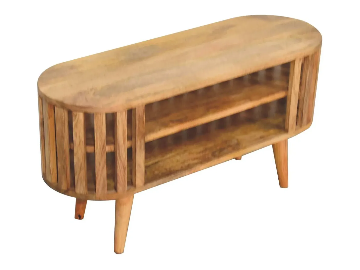 Artisan Furniture Madera maciza Unidad multimedia mini Ariella