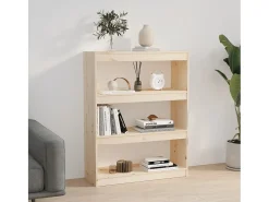 Aruna Estantería/divisor de espacios madera de pino 80x30x103,5 cm