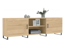 Astrid Helene Mueble para TV madera de ingeniería roble Sonoma 150x30x50 cm
