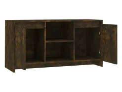 Atkinson Mueble de TV madera de ingeniería roble ahumado 102x37,5x52,5cm