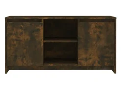 Atkinson Mueble de TV madera de ingeniería roble ahumado 102x37,5x52,5cm