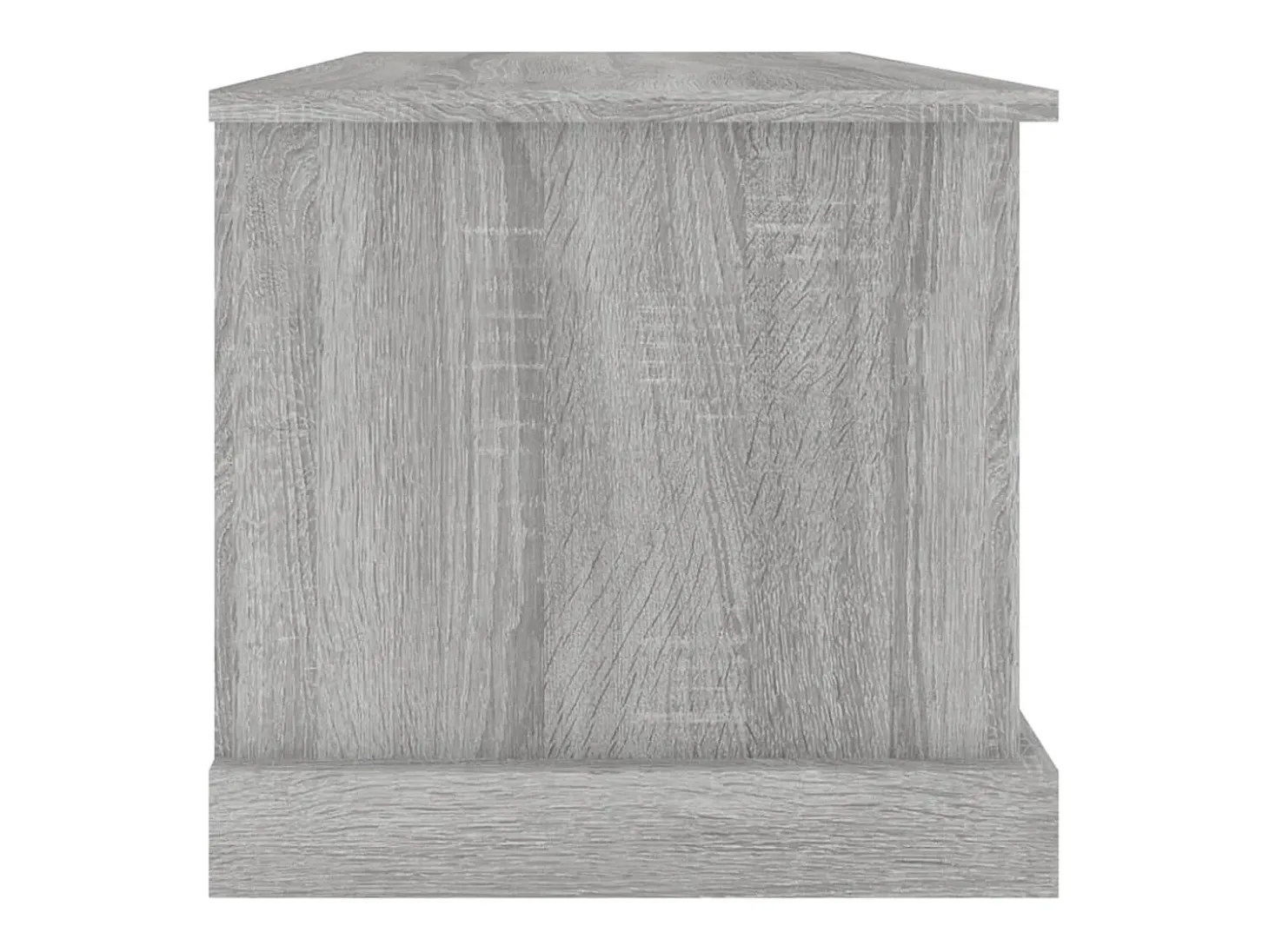 Baúl almacenaje madera contrachapada gris sonoma 70x40x38 cm