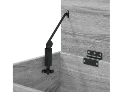 Baúl de almacenaje madera contrachapada gris Sonoma 84x42x46 cm