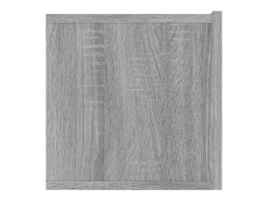 Ballinger Muebles de TV 2 uds madera ingeniería gris Sonoma 80x30x30 cm