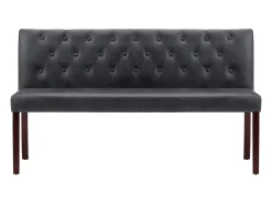 Banco 148,5 cm Gris Simil piel