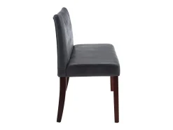 Banco 148,5 cm Gris Simil piel