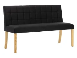 Banco 140 cm Terciopelo Negro