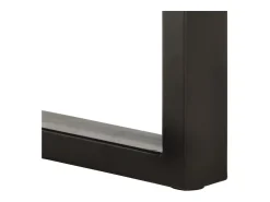 Banco con borde de madera natural 110 cm Madera maciza de acacia acero