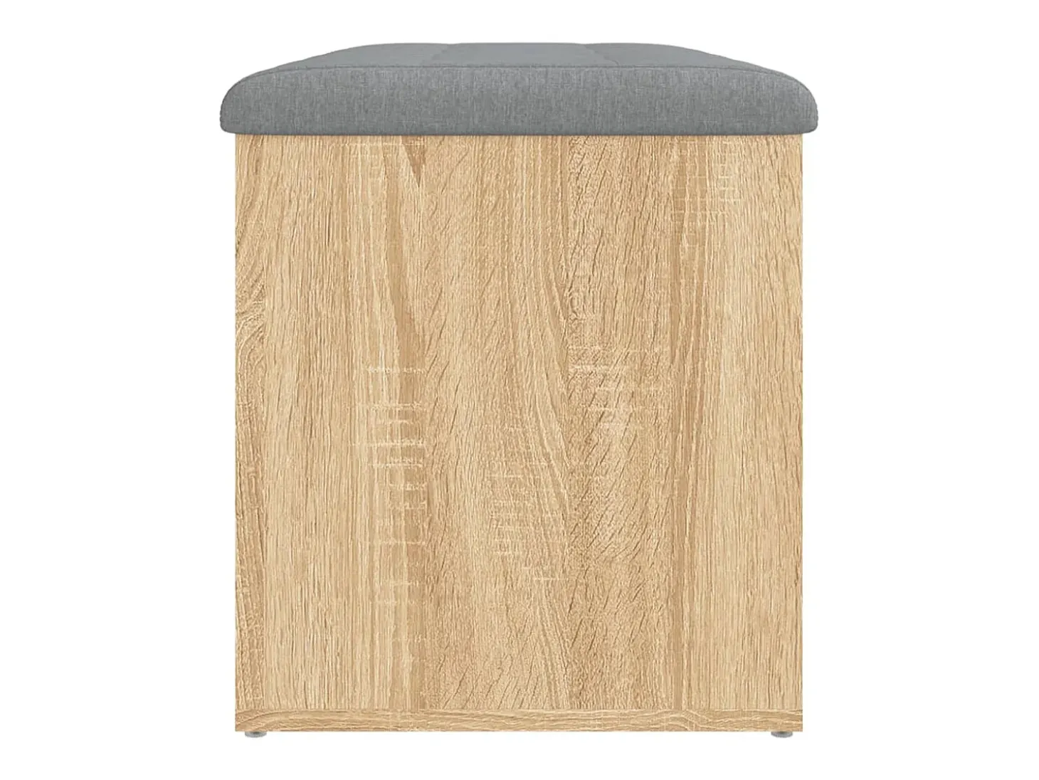 Banco de almacenaje de roble Sonoma 82x42x45 cm madera de ingeniería