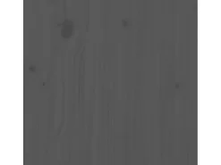 Banco de entrada Gris 80x40x43 cm Madera maciza de pino
