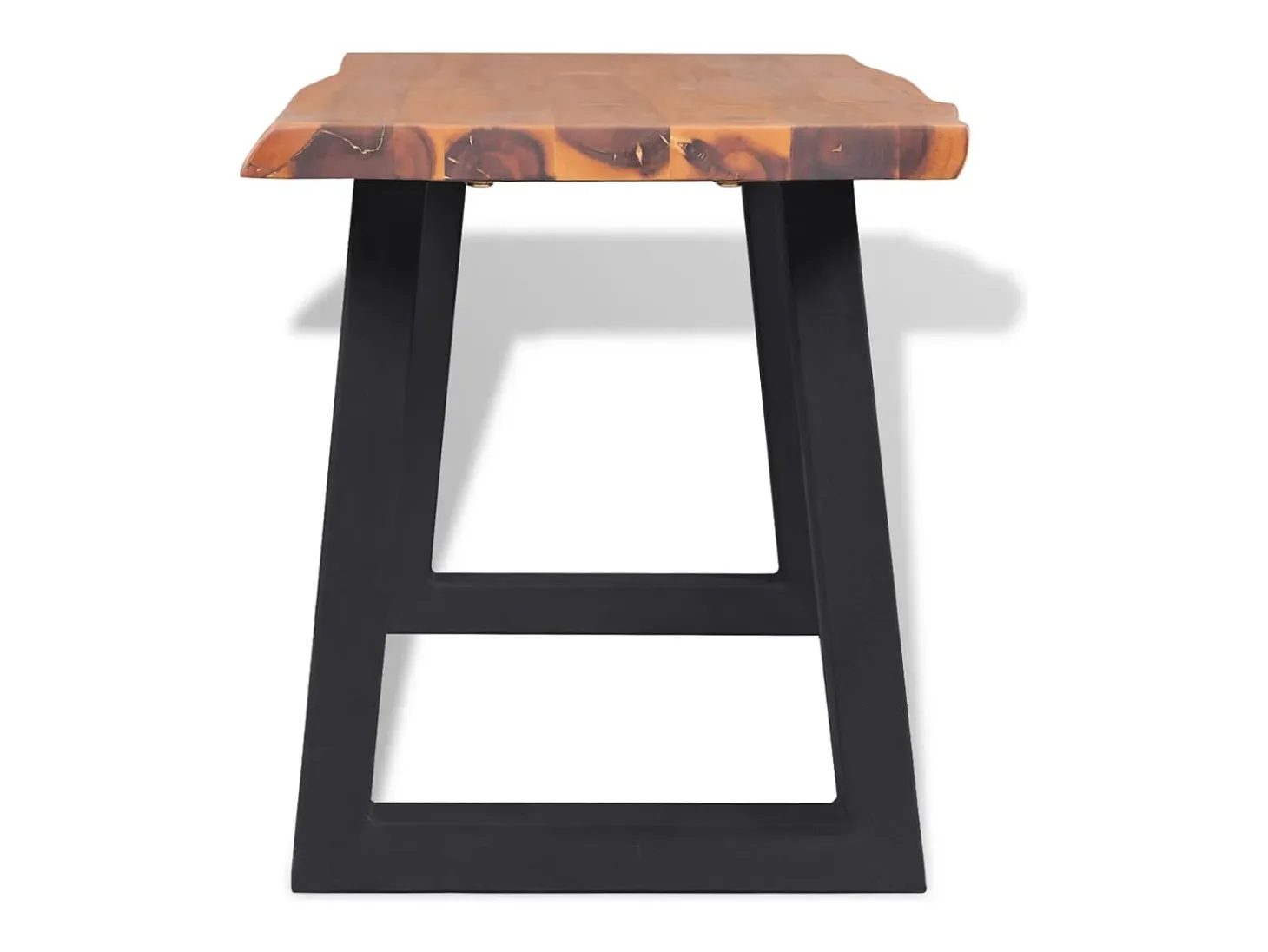 Banco de madera maciza de acacia 145 cm
