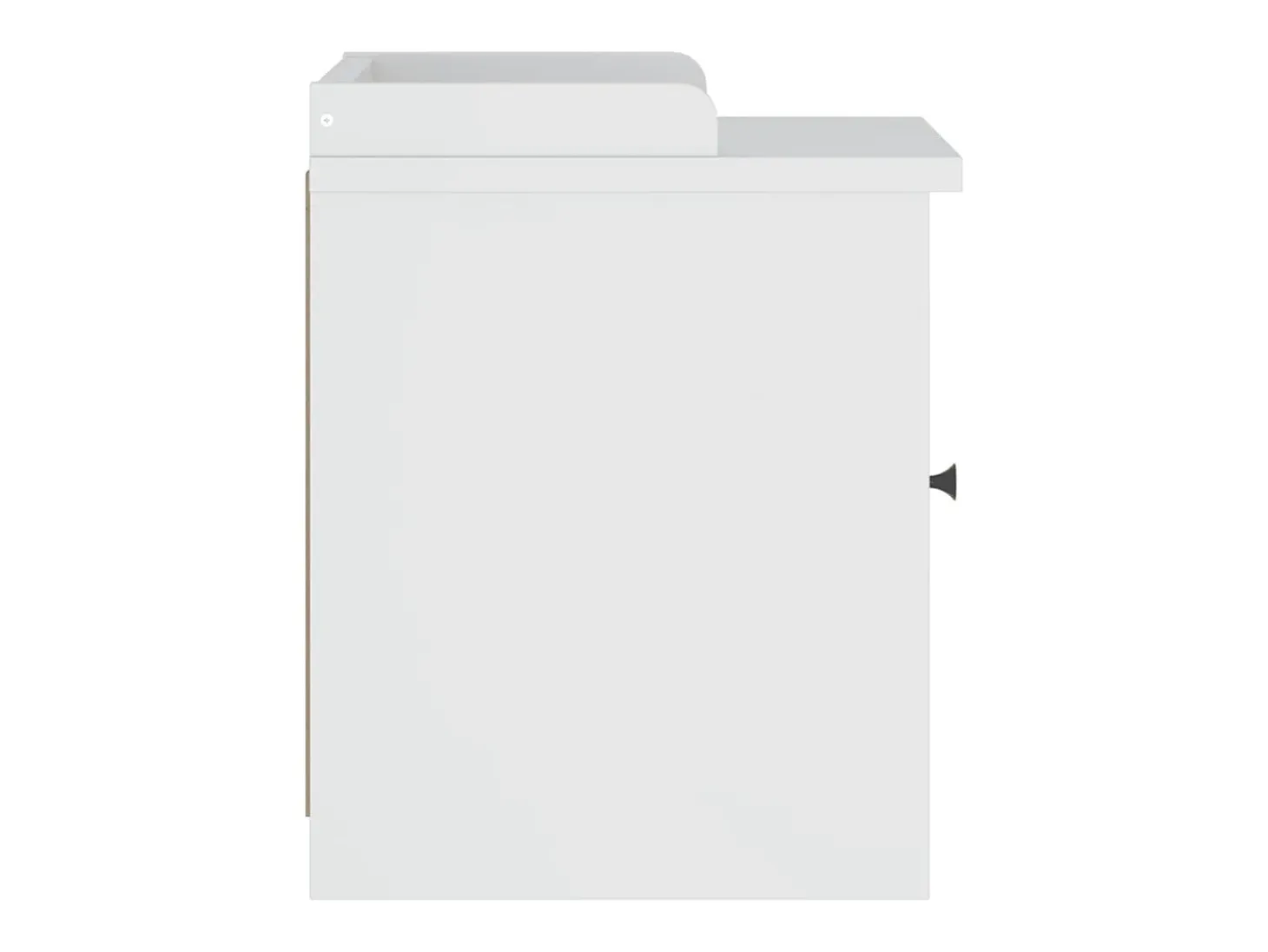 Banco de recibidor SANDNES blanco 45x40x50 cm madera maciza de pino