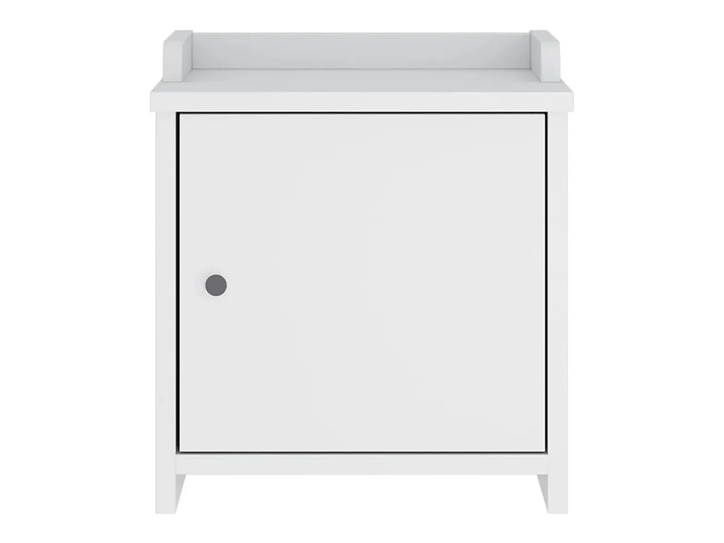 Banco de recibidor SANDNES blanco 45x40x50 cm madera maciza de pino