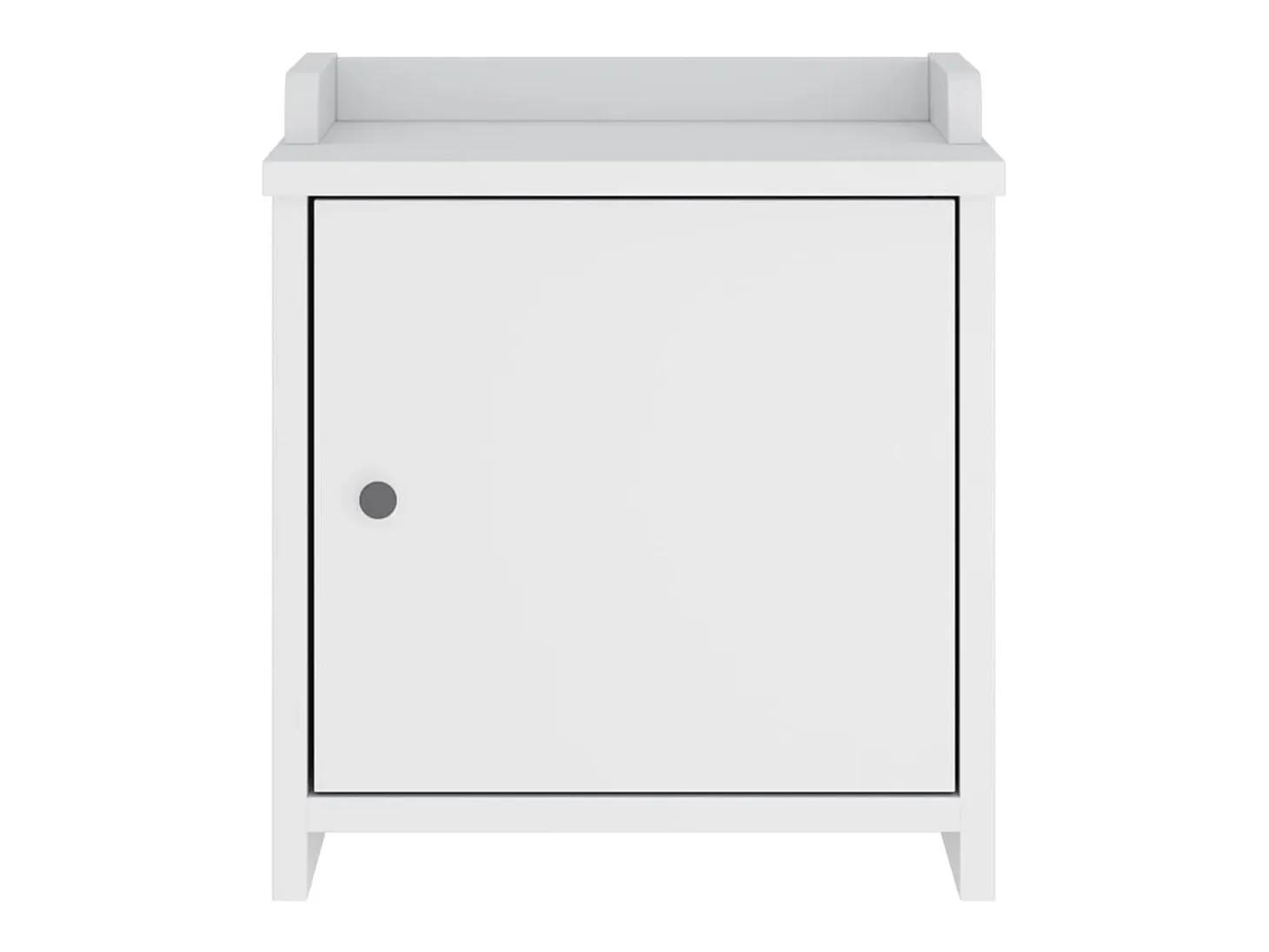 Banco de recibidor SANDNES blanco 45x40x50 cm madera maciza de pino