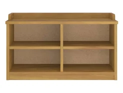 Banco de recibidor SANDNES 87x40x50 cm madera maciza de pino