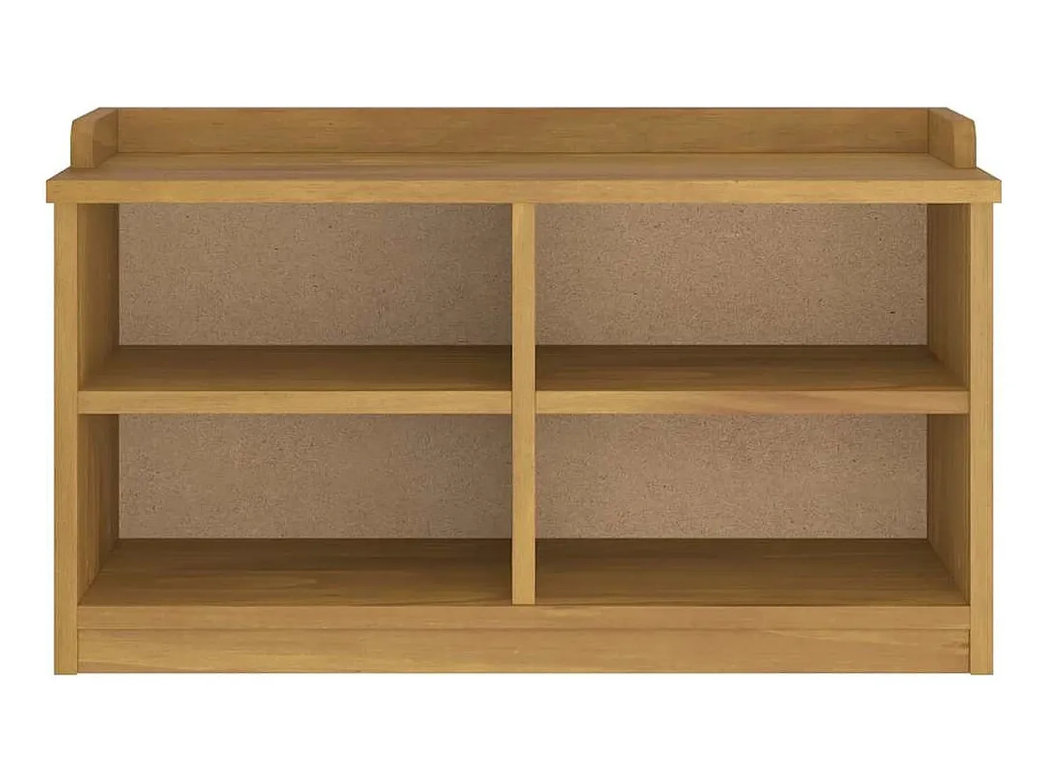 Banco de recibidor SANDNES 87x40x50 cm madera maciza de pino
