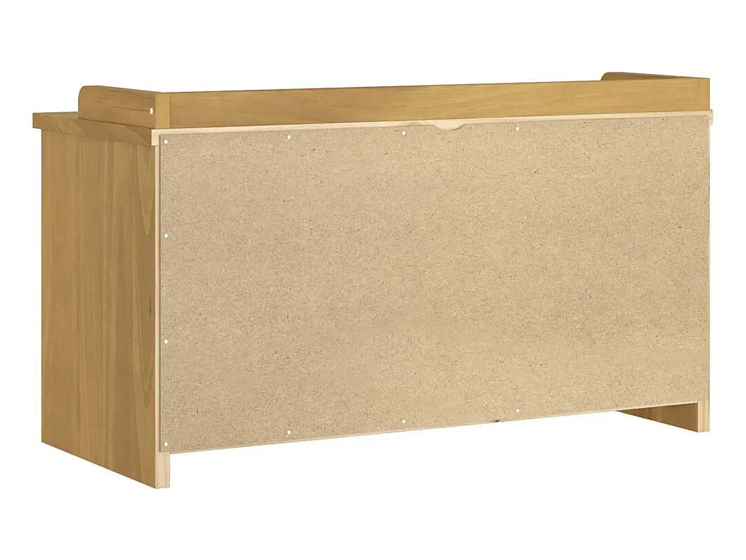 Banco de recibidor SANDNES 87x40x50 cm madera maciza de pino