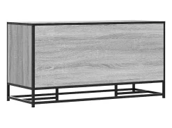 Banco para zapatos de madera de ingeniería y metal gris Sonoma