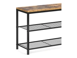 Banco para zapatos madera antigua 70x30x51.5 fyrk