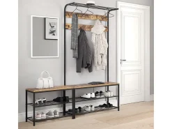 Banco para zapatos madera antigua 70x30x51.5 fyrk