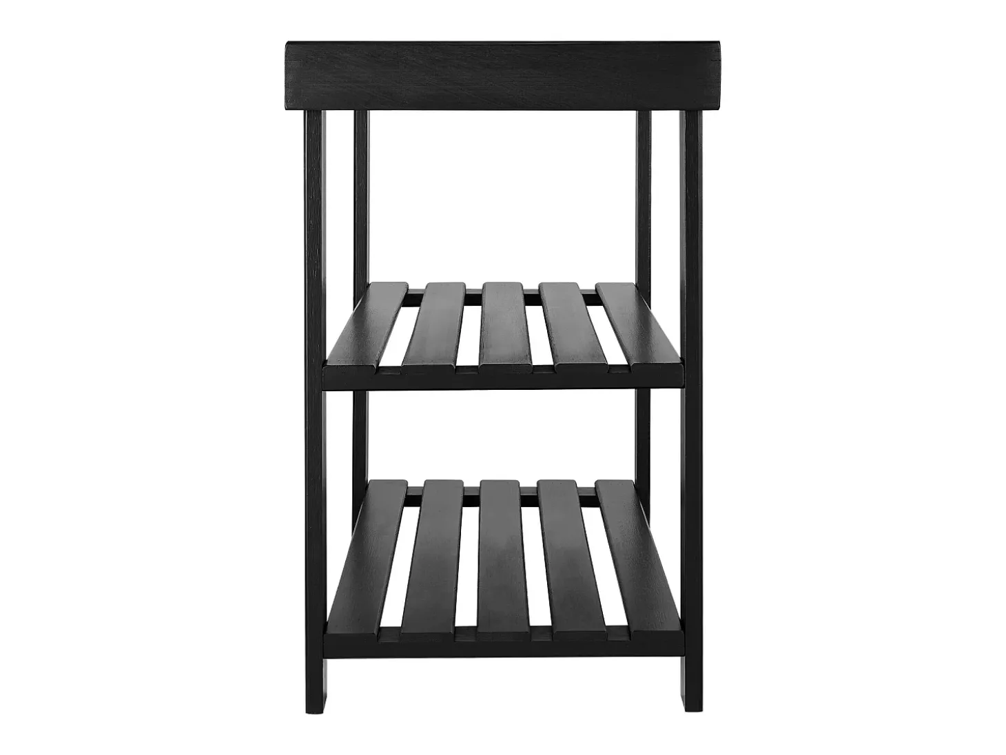 Banco para Zapatos SucceBuy de 70.3 x 28.8 x 45.1 cm, Banco de Entrada Soporta hasta 129,7 kg, Almacenamiento para Zapatos Versátil a 3 Niveles, Negro