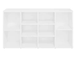 Banco zapatero blanco 103x30x54,5 cm Madera de ingeniería