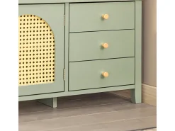 Banco Zapatero con 2 Puertas y 3 cajones Armario Multifuncional para Entrada con cojín 100 x 34 x 46 cm Verde FSR129-GR SoBuy ES